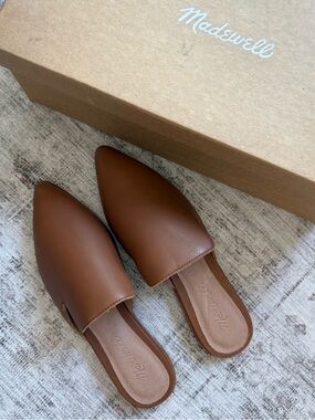 Madewell The Gemma Mule in Leather